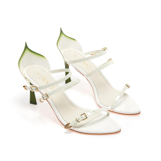 Calla Lily Leather Sandal